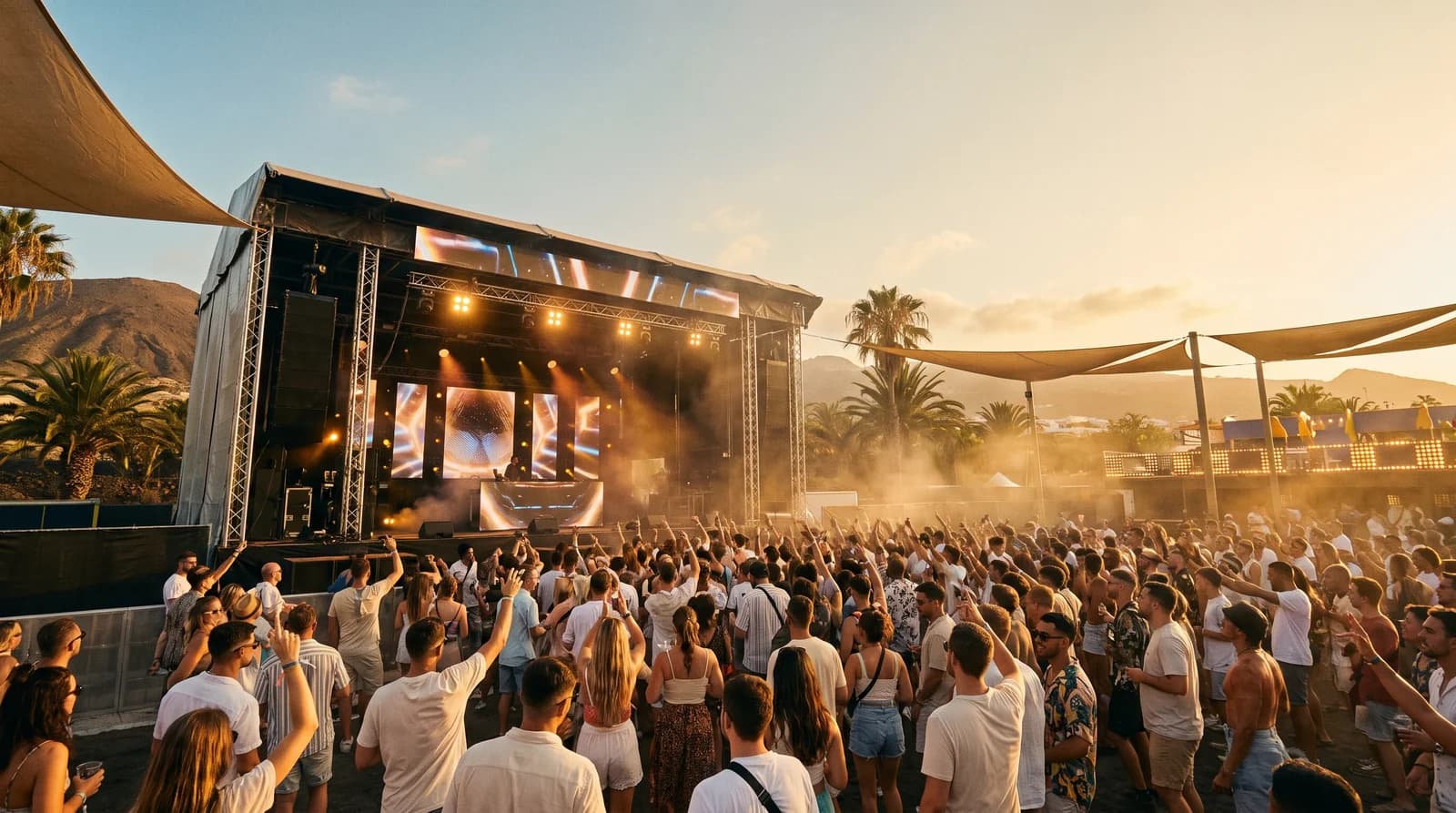 Multi-genre festival atmosphere